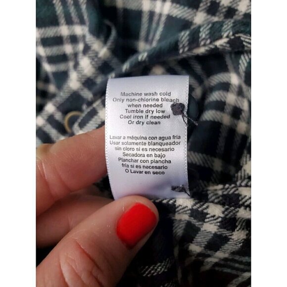 Jachs Button Up Long Sleeve Mens Sz XLT Flannel Shirt Plaid Heavyweight Outdoor - Picture 11 of 11